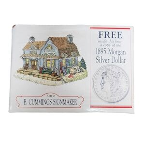 Vintage 1997 Liberty Bell B Cummings Sign Maker House AH130